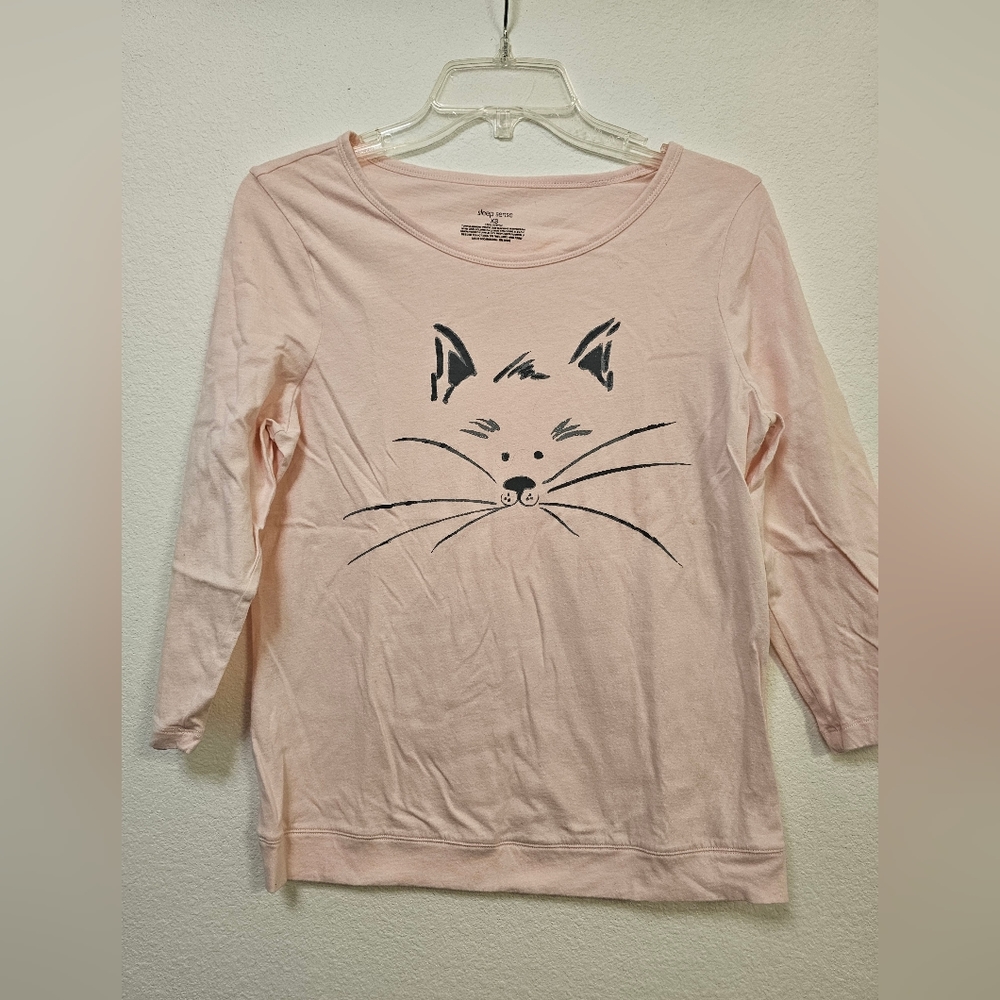 Pink long sleeve shirt